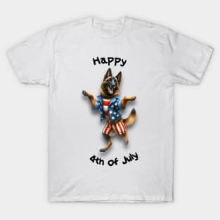 Happy 4th of July - Malinois T-Shirt